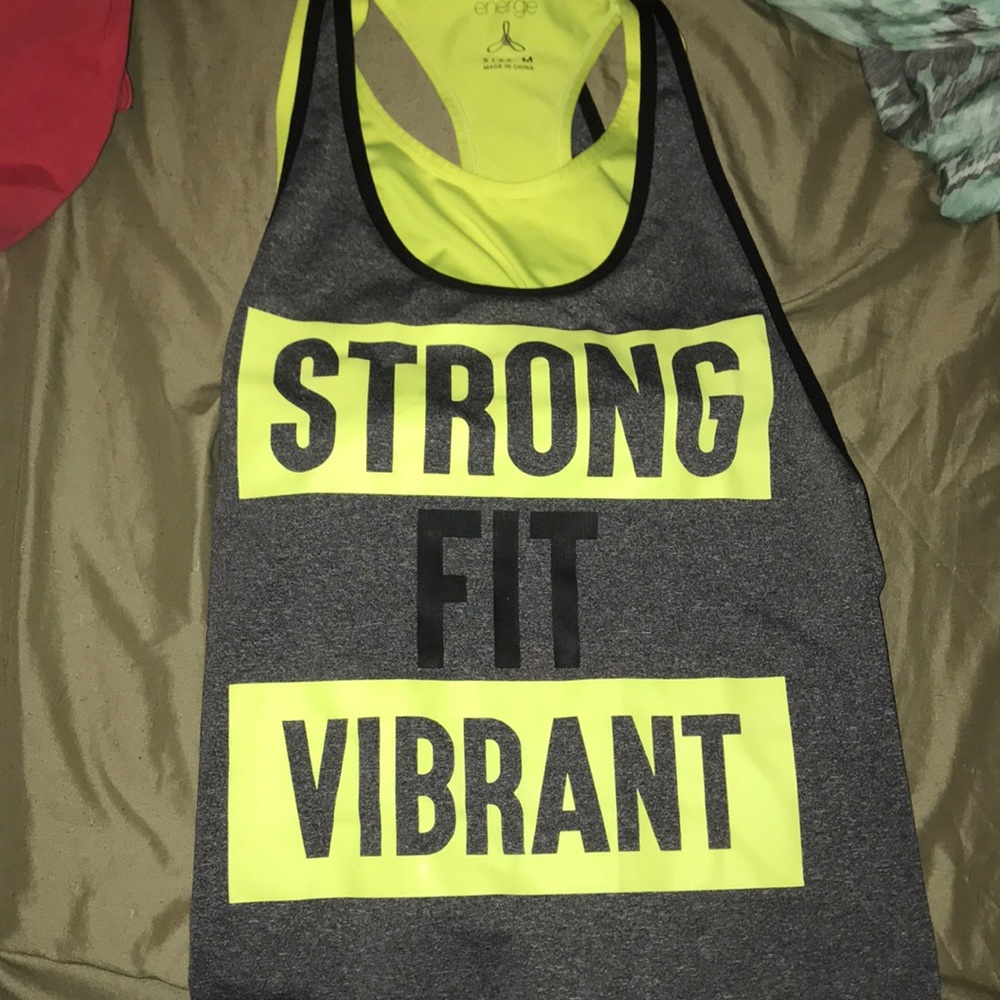 Energie Tank top with built in sports bra